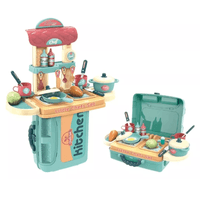 Set  De Cocina de Juguete Maletin Portatil 3 en 1