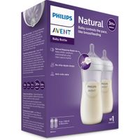 Biberon Avent Anticólico y Antigoteo Natural 3.0 de 330 ml - Pack de 2 uni