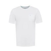 Polo Manga Corta Algodón Orgánico Para Hombre Basicpoc Blanco Rockford