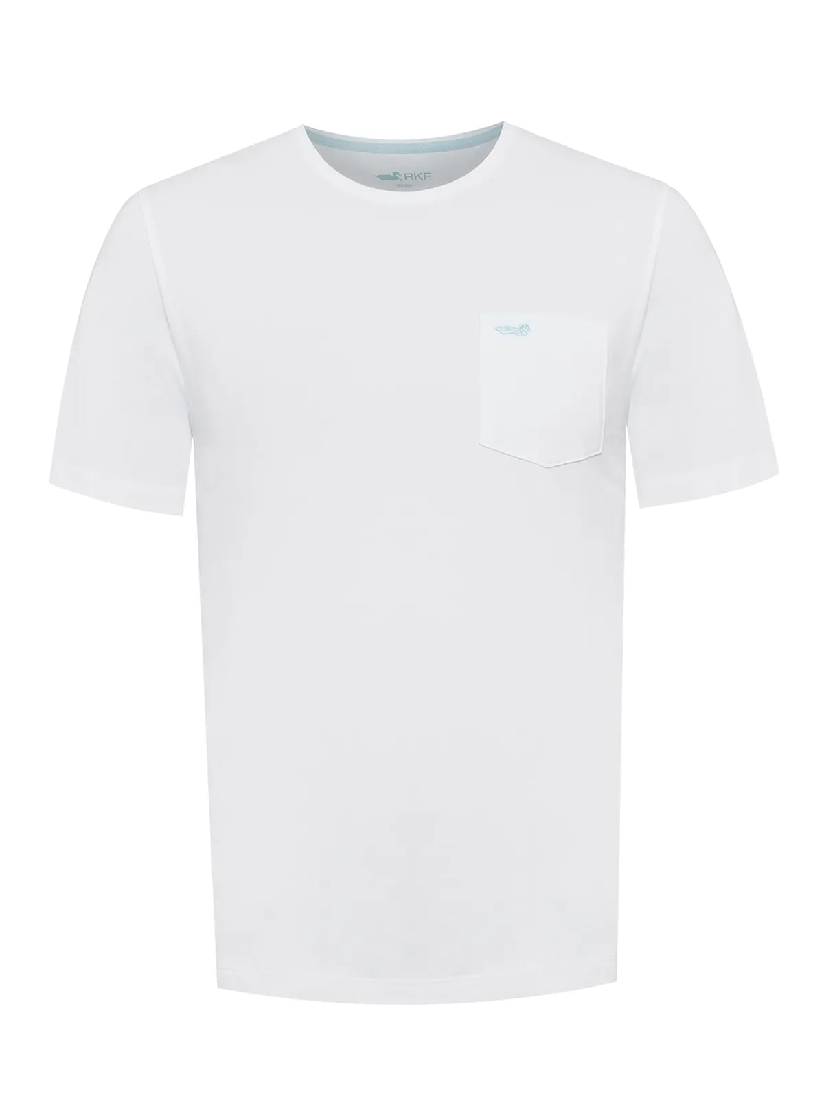Polo Manga Corta Algodón Orgánico Para Hombre Basicpoc Blanco Rockford