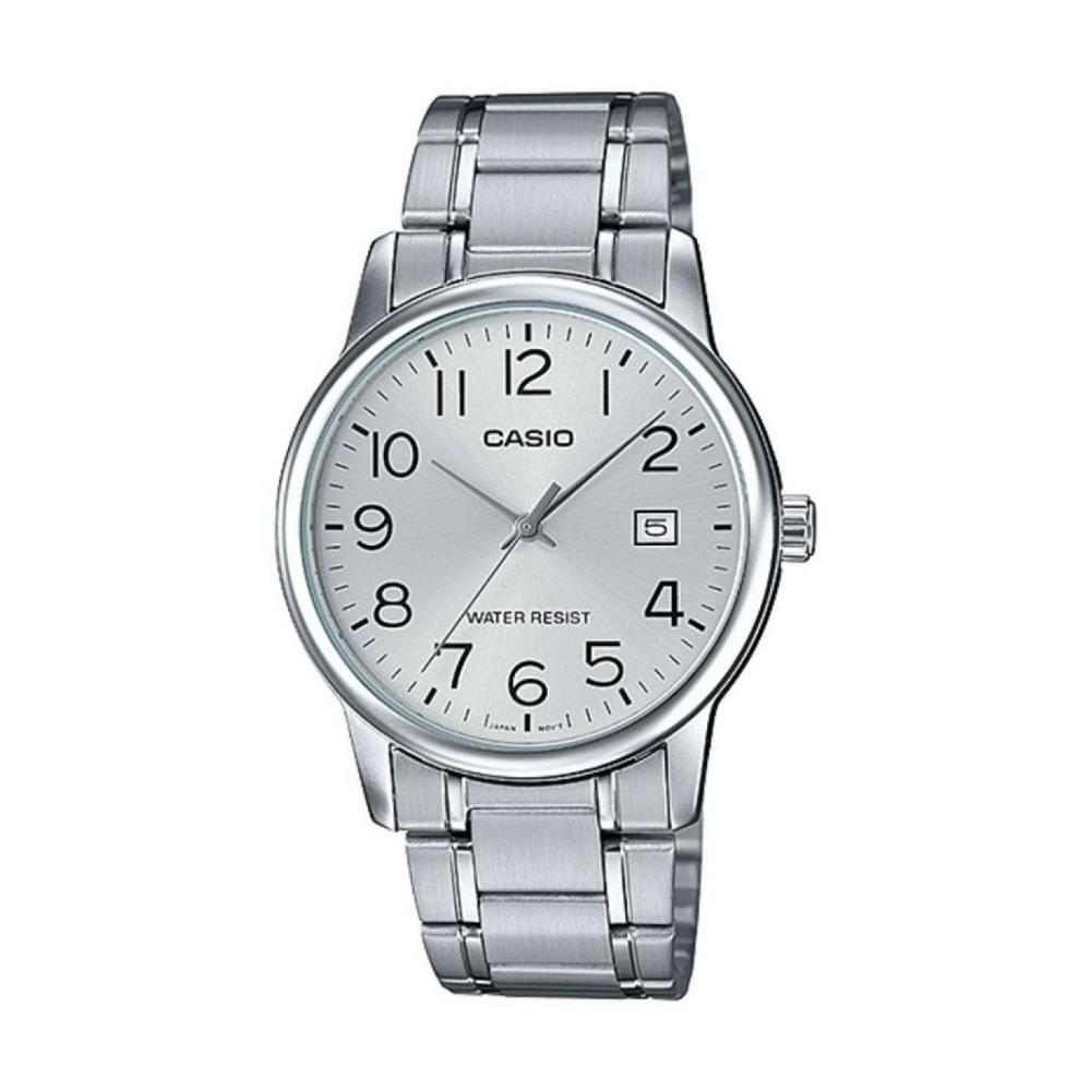 Reloj Casio Mtp-V002D-7B Hombre Análogo Plateado