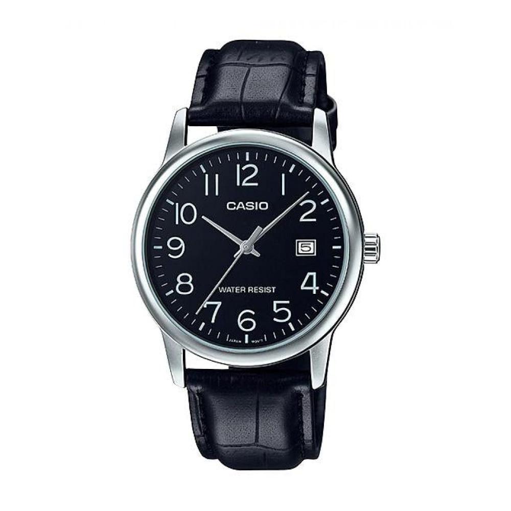 Reloj Casio Mtp-V002L-1B Hombre Negro Análogo Negro