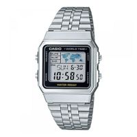Reloj Casio A-500Wa-1 Hombre Digital Plateado