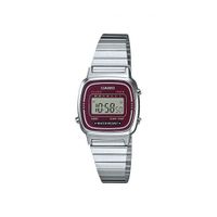 Reloj Casio La-670Wa-4 Mujer Digital Plateado