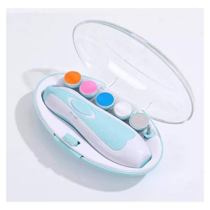 LIMADOR DE UÑAS ELECTRICO PARA BEBÉ CELESTE - MATERNELLE