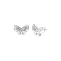 Aretes Mariposa Plata 925