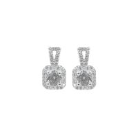 Aretes Roseta Plata 925