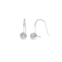 Aretes Punto de Luz Oro 18K