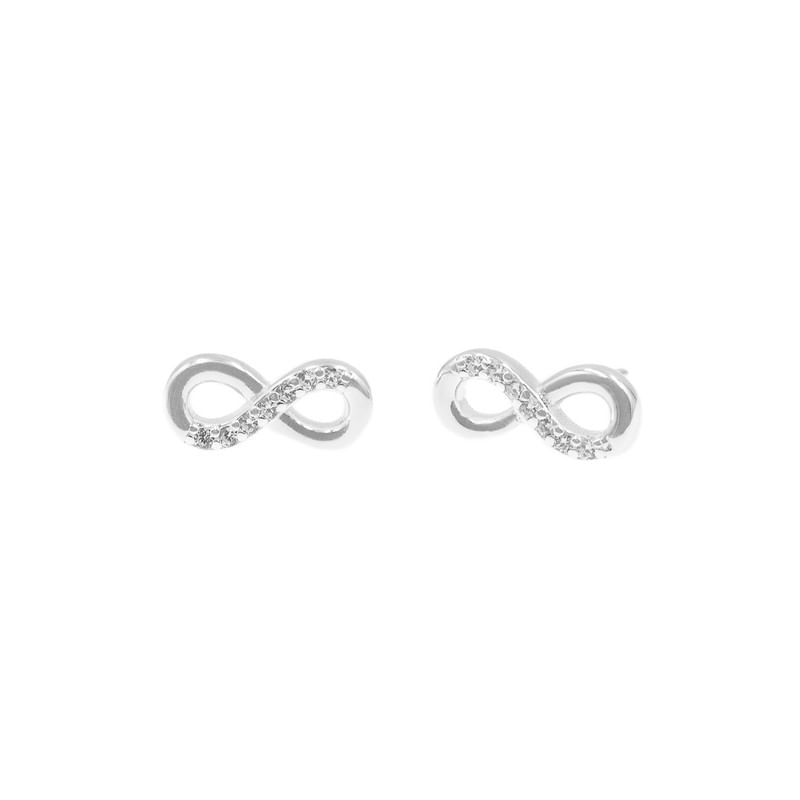 Aretes Infinito plata 925