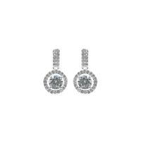Aretes Roseta Plata 925
