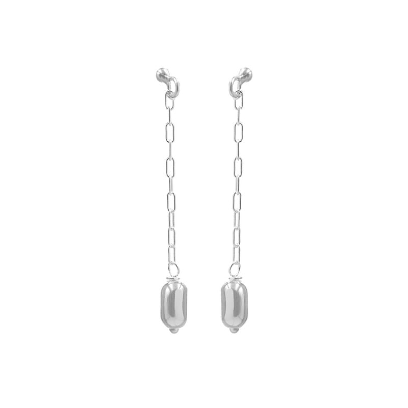 Aretes Colgantes Lentejas Plata 925