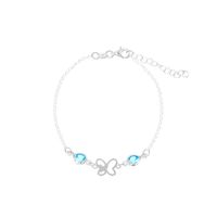 Pulsera Flor Plata 925