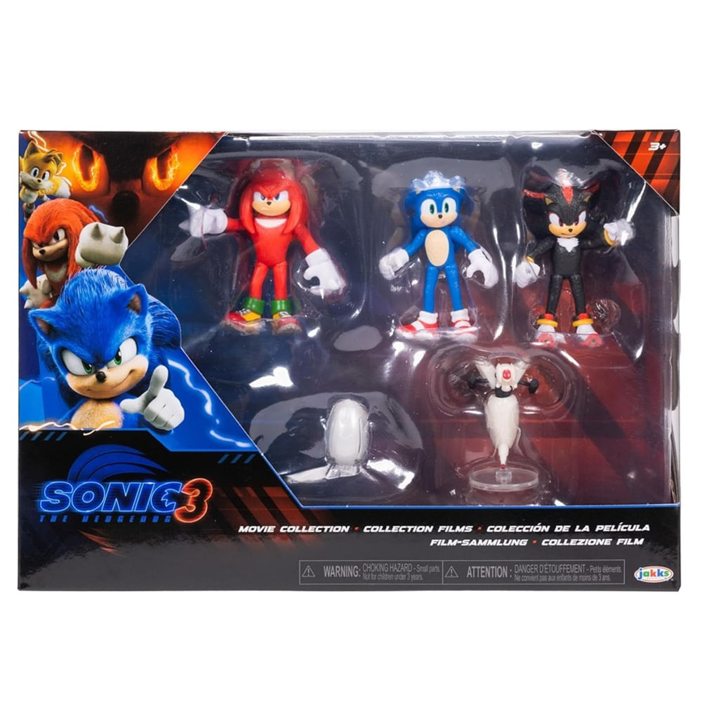MULTIPACK DE FIGURAS SONIC 3 THE MOVIE