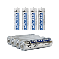 Pilas Extra Heavy Duty AA Carbon (PACK X4 UND) - BESTON