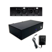 Phantom Power 48V para 2 micrófonos condensadores de estudio