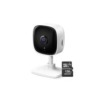 Cámara de seguridad wifi 2K para interiores Tapo-C110 + SD 128 GB - Tp-Link