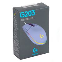 Mouse Gamer Logitech G203 RGB Lightsync 6 Botones - Violeta