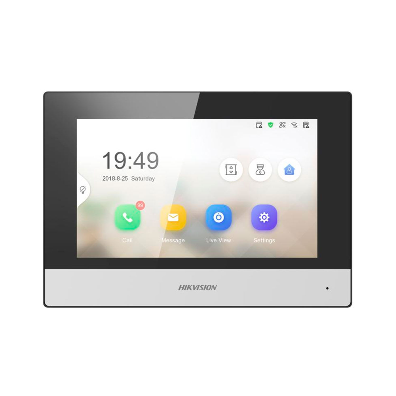 Monitor para Videoportero Hikvision DS-KH6350-WTE Interior Pantalla LCD 7