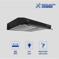 Campana Extractora Nyx Sole 60cm – TURE96CO - 01 motor de 80W -OFERTA!