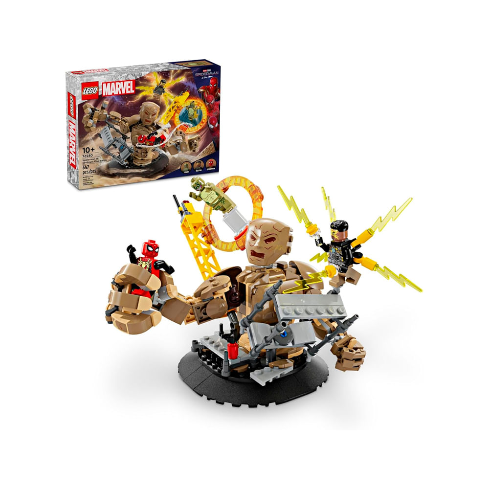 LEGO Marvel Spider Man vs Sandman Battle Building 76280