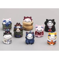 FIGURA DE ACCION DE 8 PEROSNAJES DE NARUTO ESTILO CAT