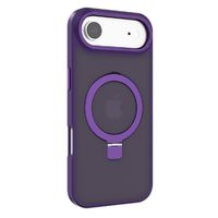 Preventa: Case para iPhone 17 Air Metal Matte con MagSafe y soporte, mate traslúcido morado
