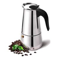 Cafetera Espresso Maker Italiana de 6 Tazas Acero Inoxidable