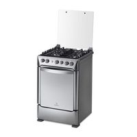 Cocina Indurama a Gas 4 Hornillas Vercelli Zafiro Croma - Grill -OFERTA!