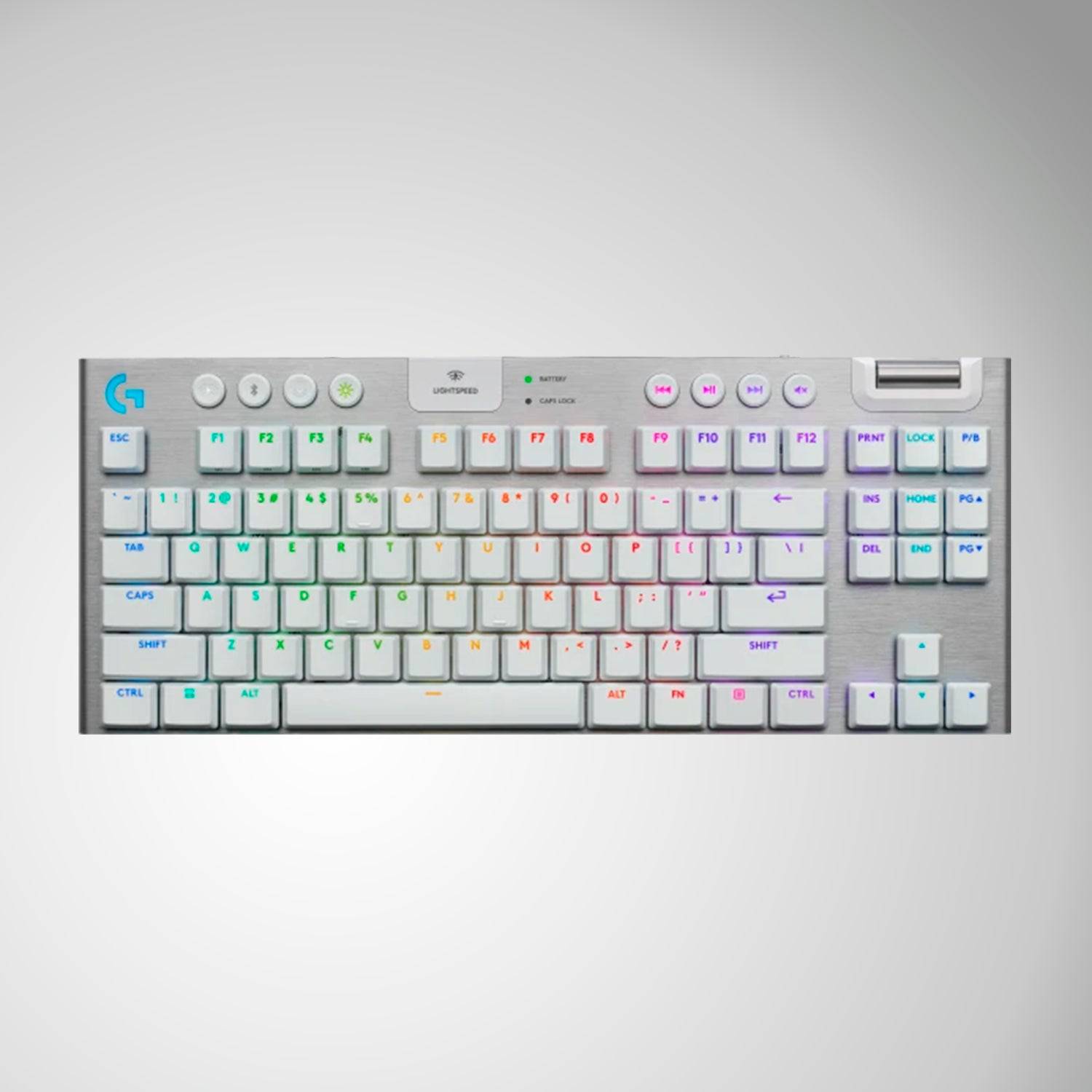 Teclado gamer Logitech G G915 X Lightspeed TKL Inalámbrico - Blanco