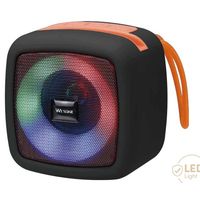 Wesdar - Parlante Bluetooth BT 5,1 5W 4hrs LED Colors - Negro