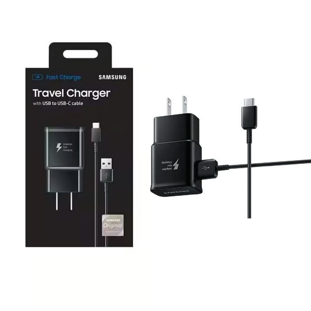Cargador para serie S8,S9,S10 con cable USB a C, Samsung original, power adapter