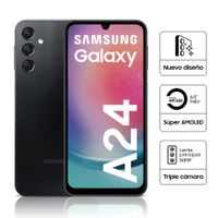 CELULAR DESBLOQUEADO SAMSUNG GALAXY A24 6.5"" 128GB 4GB RAM  NEGRO