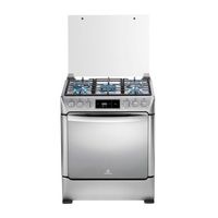 Cocina a Gas Indurama ROMA ZAFIRO 5 Hornillas Color Croma - Grill !OFERTA!