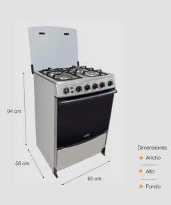 Cocina de Pie Varadero Sole GLP 60cm – COSOL030 - 4 Quemadoreres Grill - OFERTA!