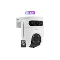 Cámara de seguridad WIFI H9C Doble lente 3K 5MP & 5MP + Micro SD 128gb - EZVIZ