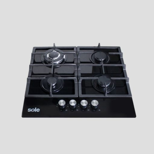 Encimera Vidrio Templado Sole A Gas 60cm – SOLCO045V2 - OFERTA!