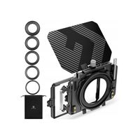 Matte Box de fibra de carbono+anillos adaptadores K&F Concept SKU.2364