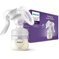 Extactor de Leche Manual Mini + Biberon 125 ml