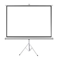 Pantalla Ecran Teros TE-9063W para proyector 80"" manual, retráctil, blanco mate con trípode