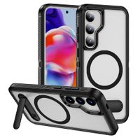 Case Coolbox GMobile para Samsung S24 Plus / S25 Plus Solid 360° con MagSafe, soporte integrado, protección completa, negro