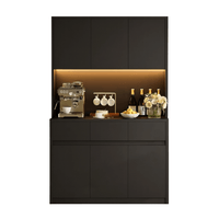 Alacena de Cocina Melamina Negro 98cm