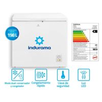 Congeladora horizontal Indurama de 198L – CI 220BL - Color Croma - !OFERTA!