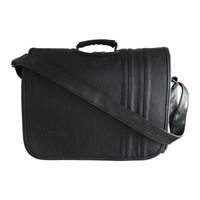 Maletin de Negocios Negro Casual Hombre Portalaptop 14pulg (35×28×7) Cuero Liso