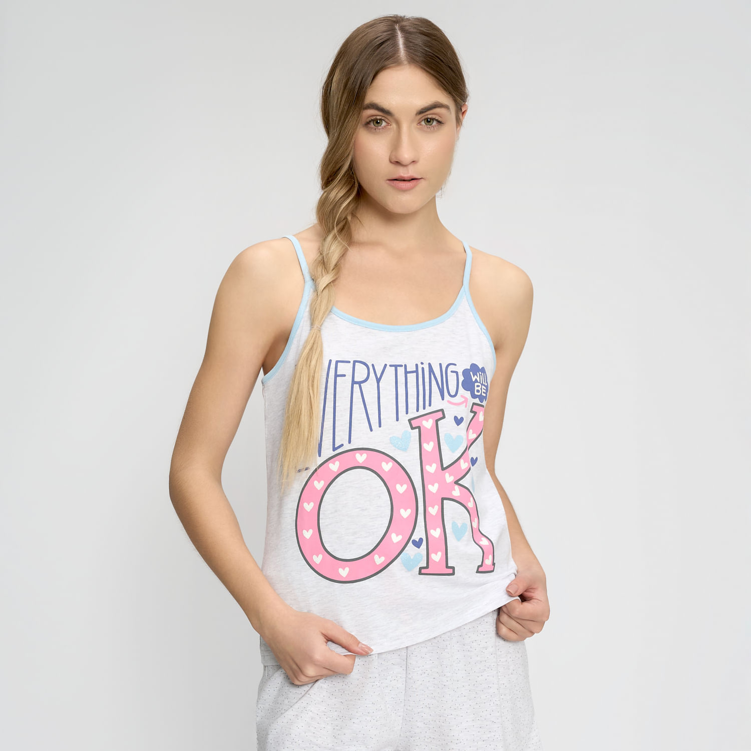 Polo Pijama Mujer Nvo Bividi Hypnotic Algodón