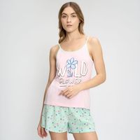 Polo Pijama Mujer Nvo Bividi Hypnotic Algodón