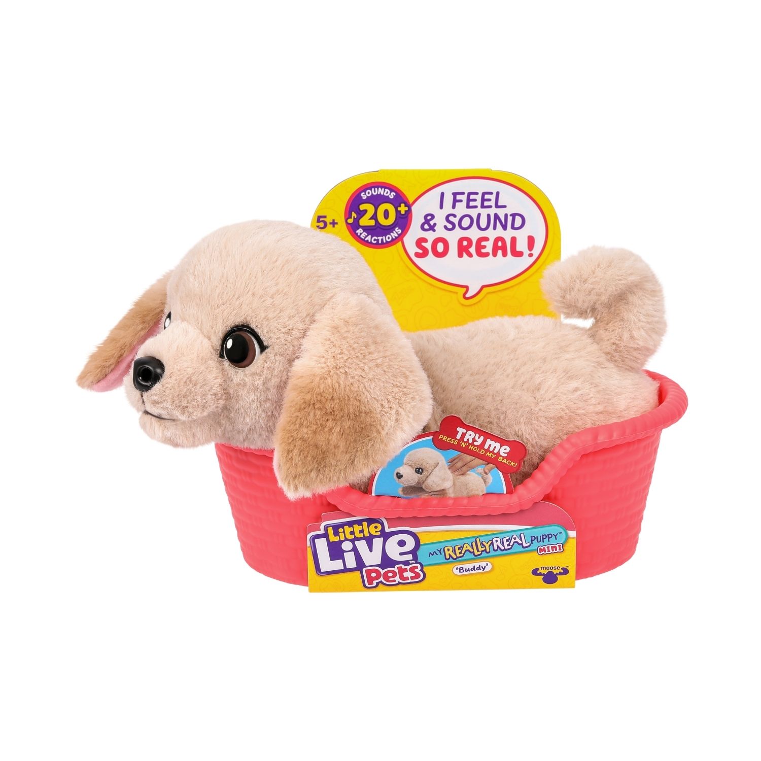 Peluche Little Live Pets My Really Real S2 Puppy Mini Buddy