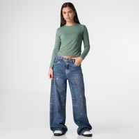 Jean Mujer Squeeze Mujer Fenda