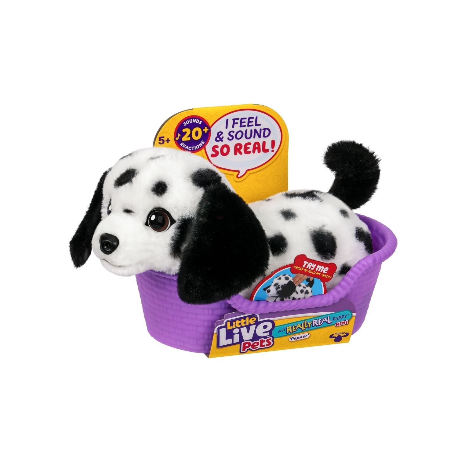 Peluche Little Live Pets My Really Real S2 Puppy Mini Pepper