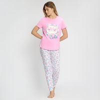 Pijama Mujer Cute Hypnotic Manga Corta + Pantalón