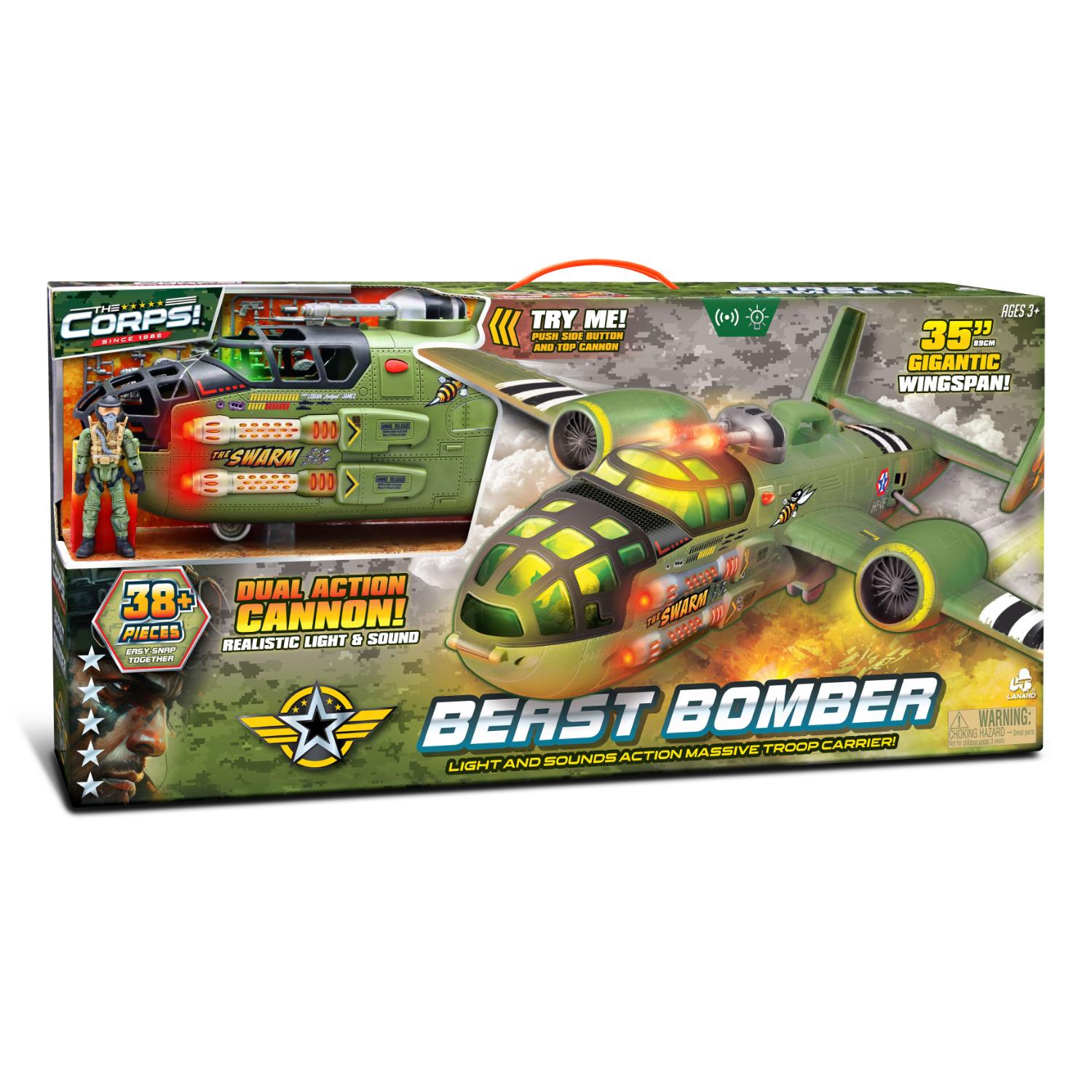 Avión De Juguete Lanard The Corps Beast Bomber